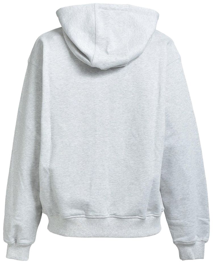 Casablanca Classic Full Zip Hoodie Grey Marle