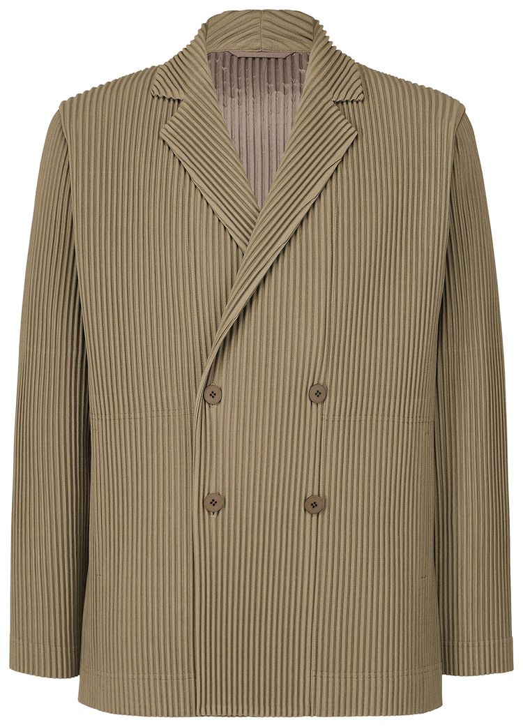 Issey Miyake Tailored Pleats Jacket Riverside Grey