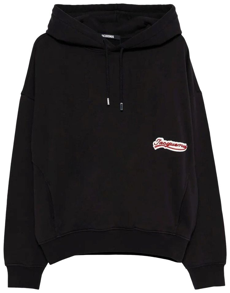 Jacquemus Le Hoodie Gio Varsity Patch Navy