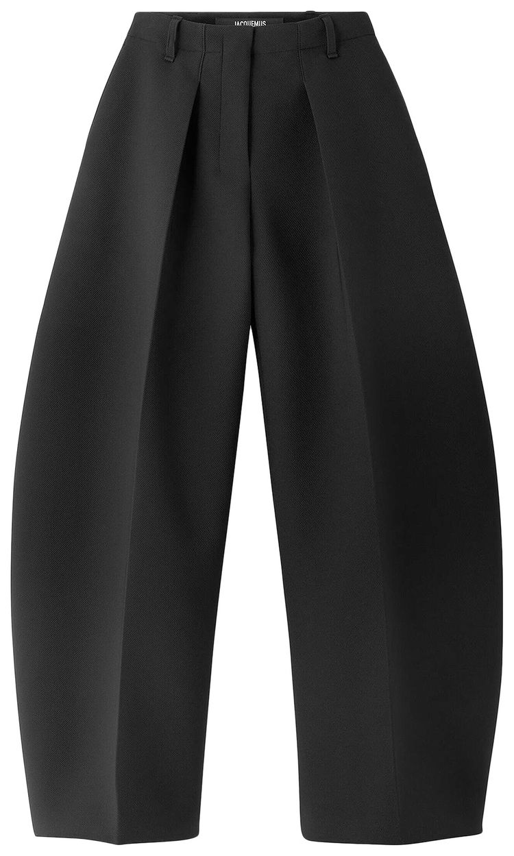 Jacquemus Le Pantalon Ovalo Large Black