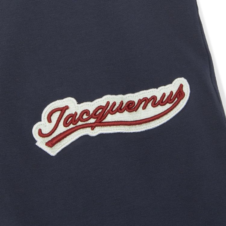 Jacquemus Le T Shirt Gio Varsity Patch Navy