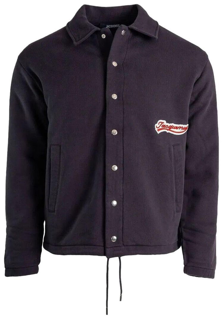 Jacquemus La Surchemise Gio Varsity Patch Grey