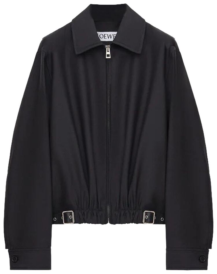 Loewe Belted Jacket Black