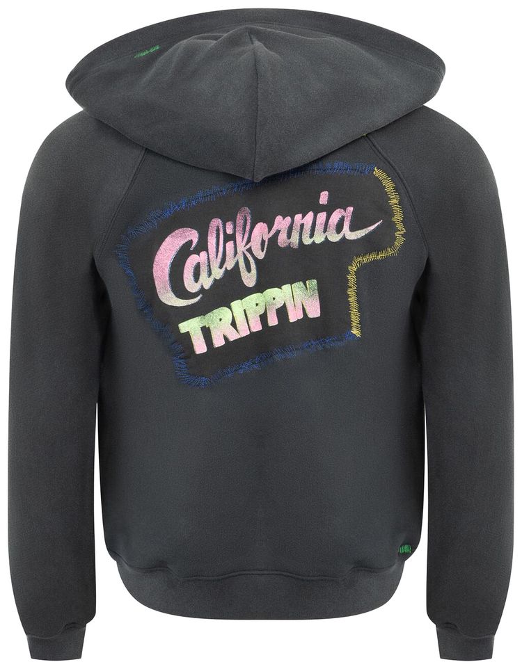 Nahmias California Tripping Girlfriend Zip Up Hoodie Aged Black