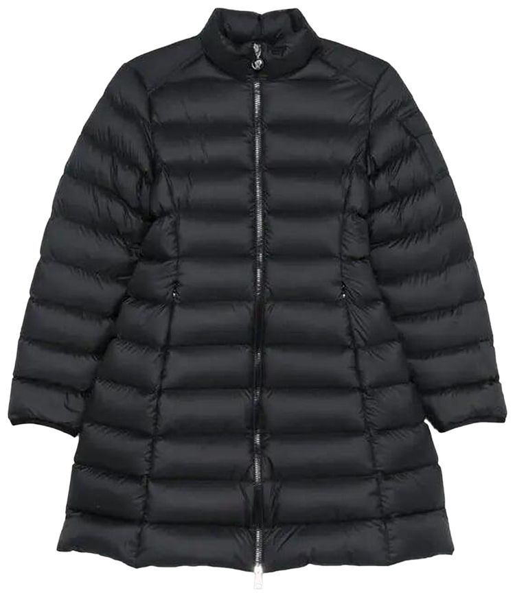 Moncler Igesse Long Coat Black