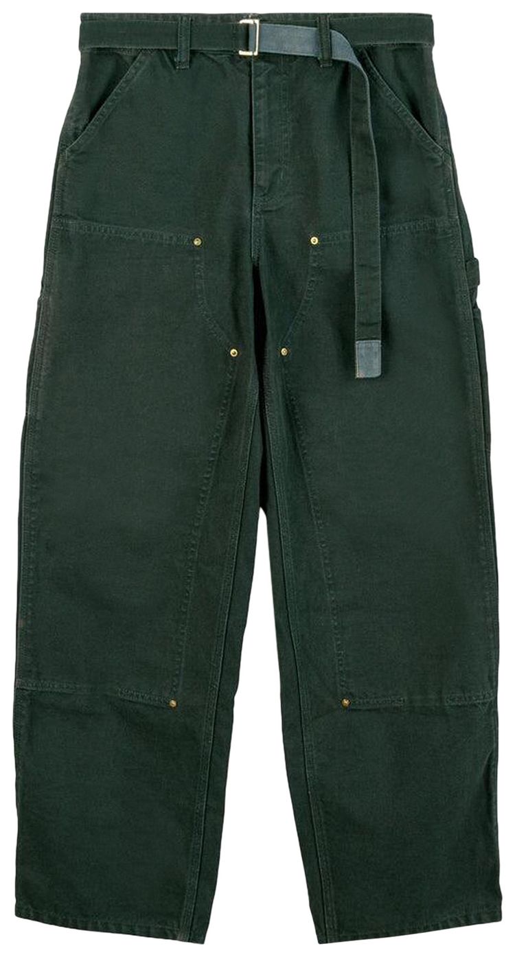 Sacai x Carhartt WIP Duck Pants Green