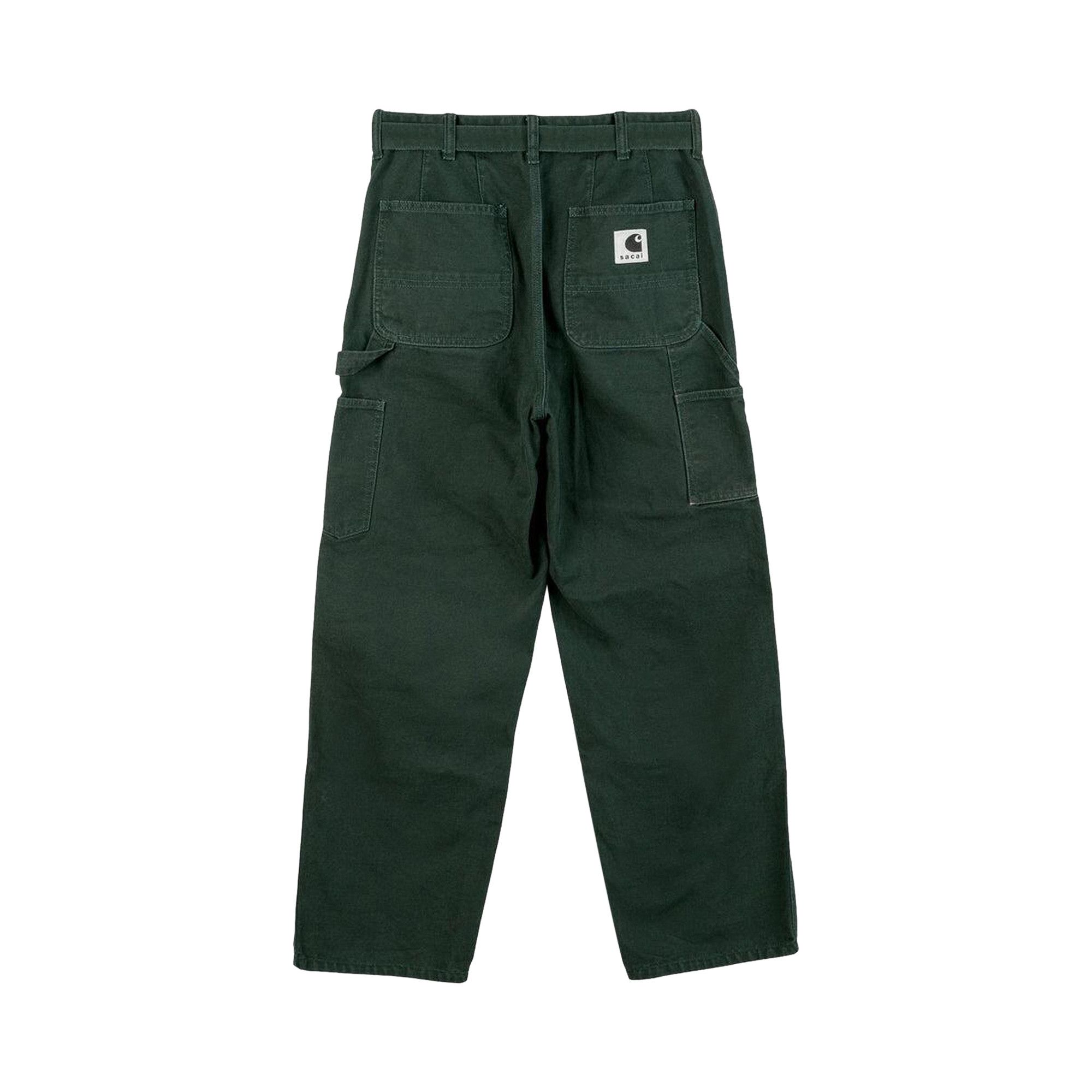 Buy Sacai x Carhartt WIP Duck Pants 'Green' - 25 00991S 551 | GOAT
