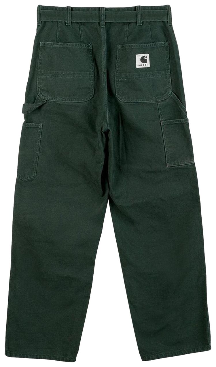 Sacai x Carhartt WIP Duck Pants Green