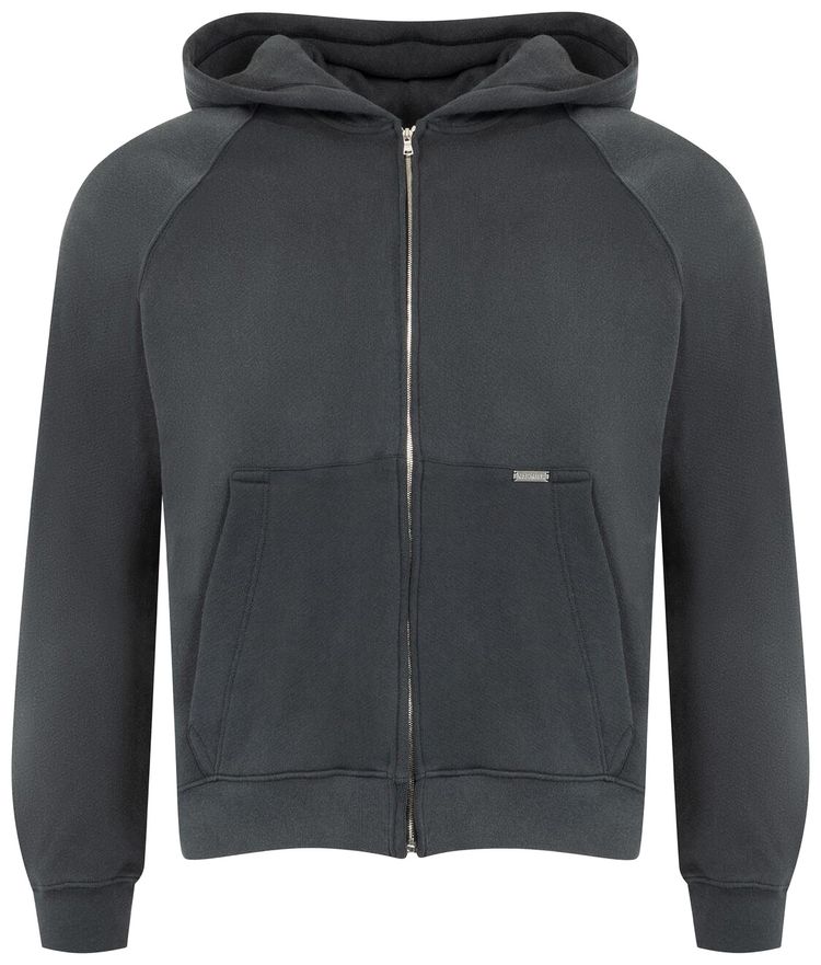 Nahmias Aged Girlfriend Zip Up Hoodie Aged Black