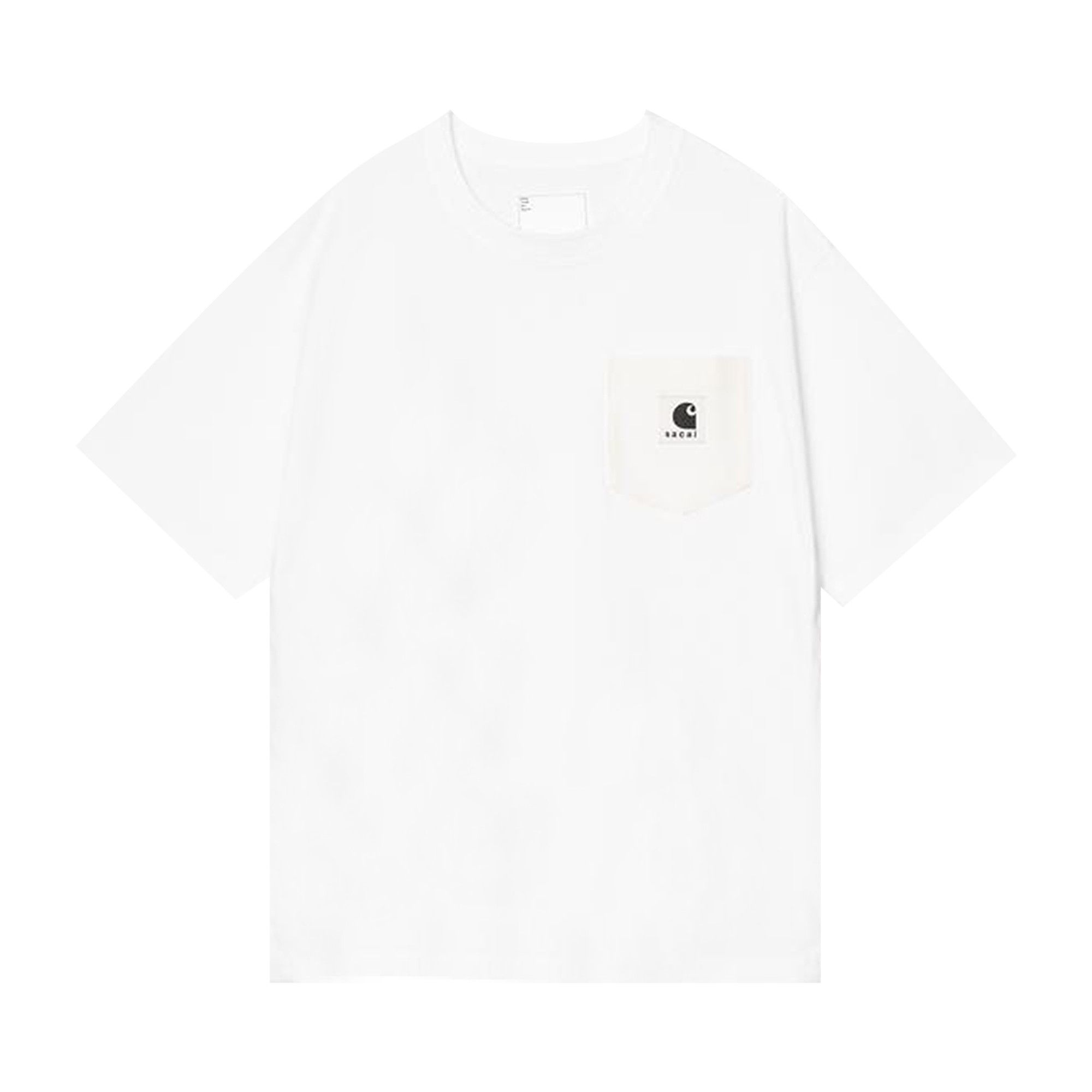 Buy Sacai x Carhartt WIP Cotton Jersey T-Shirt 'White' - 25 00995S