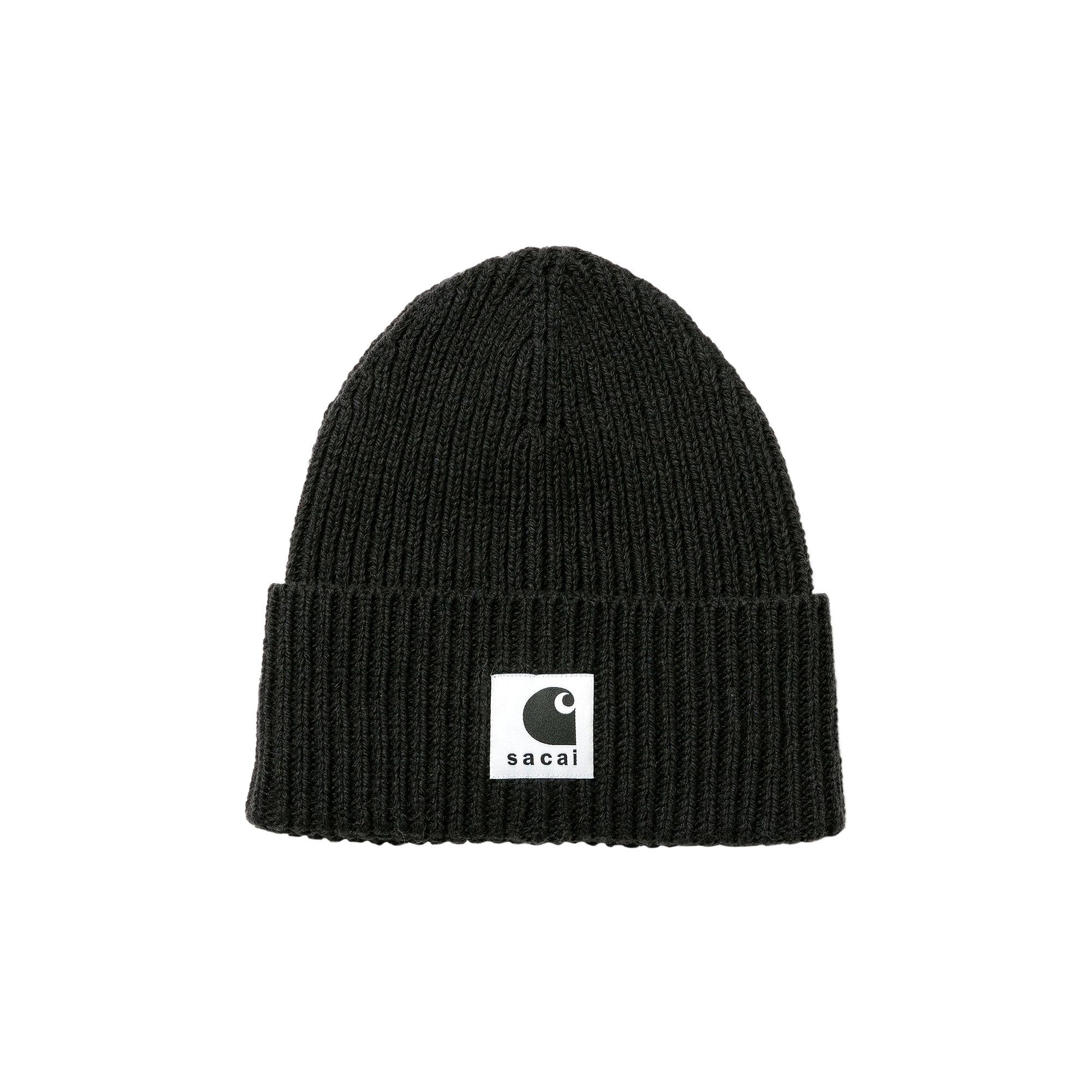 Buy Sacai x Carhartt WIP Wool Knit Beanie 'Black' - 25 00997S 001