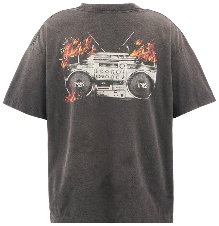 SAINT Mxxxxxx x Nas Short Sleeve Tee Black