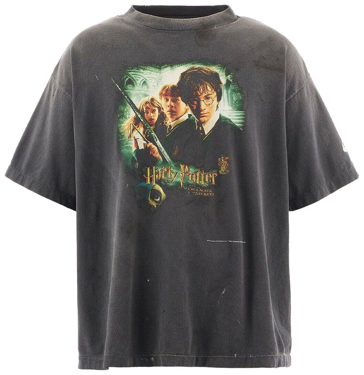 SAINT Mxxxxxx Harry Potter Chamber Of Secrets Short Sleeve Tee Black