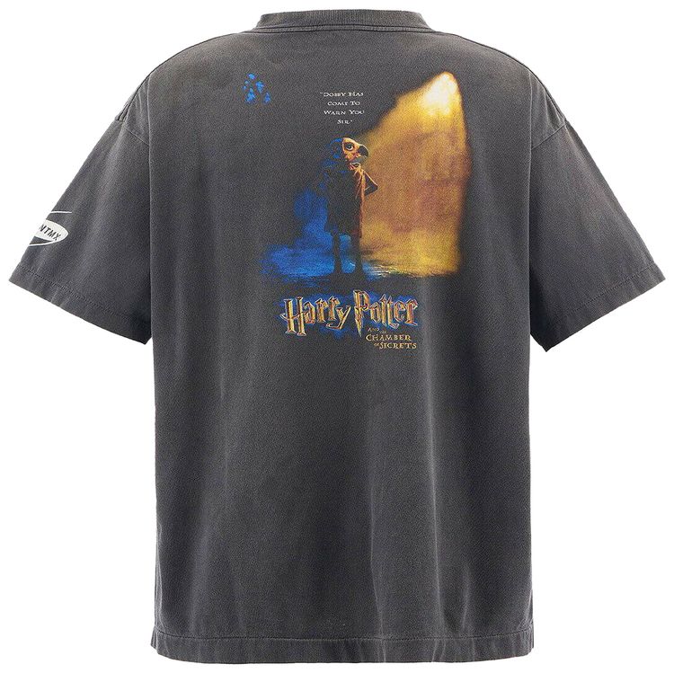 SAINT Mxxxxxx Harry Potter Chamber Of Secrets Short Sleeve Tee Black