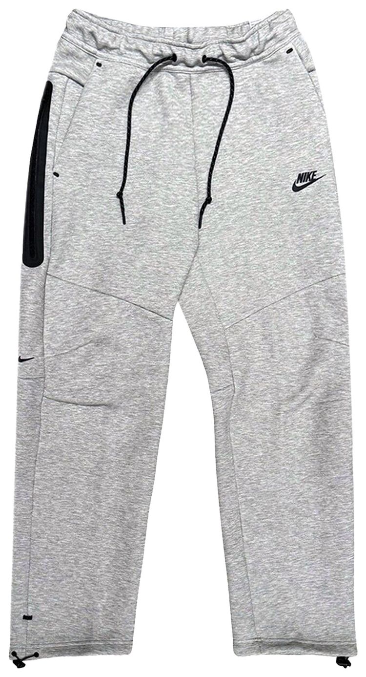 Nike Open Hem Fleece Pants Dark Grey HeatherBlack