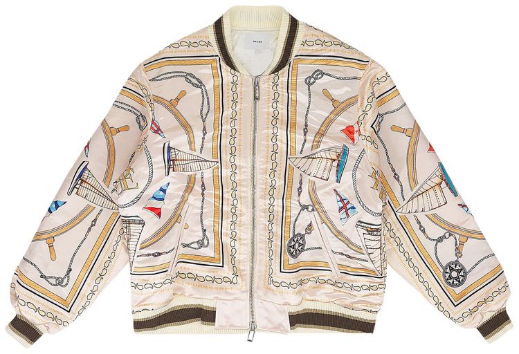 Rhude Nautica Satin Bomber Multicolor