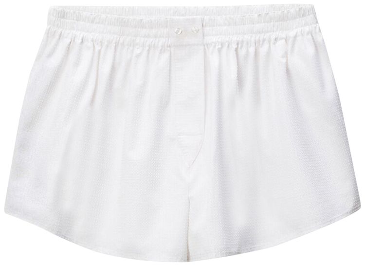 Alexander Wang Boxer Short W Allover Hotfix White