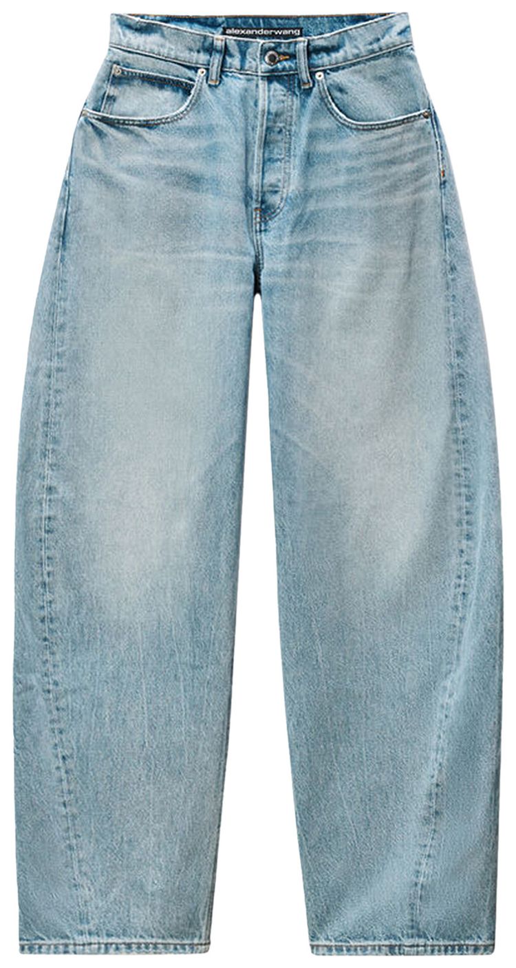 Alexander Wang Blowup Mid Rise Jean Vintage Bleach Blue