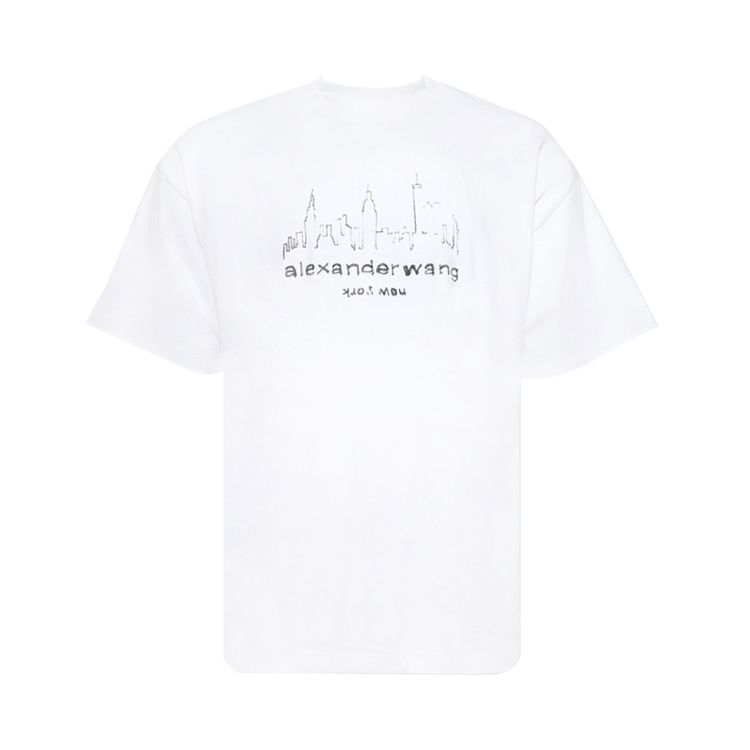 Alexander Wang Short Sleeve T Shirt W Graphic White