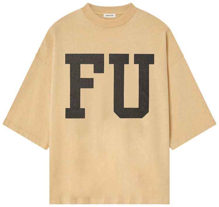 Fear of God Relaxed Fu Tee Gold Haze