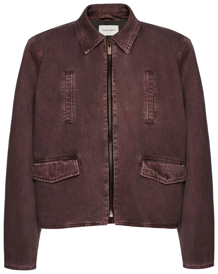 Magda Butrym Denim Jacket Brown