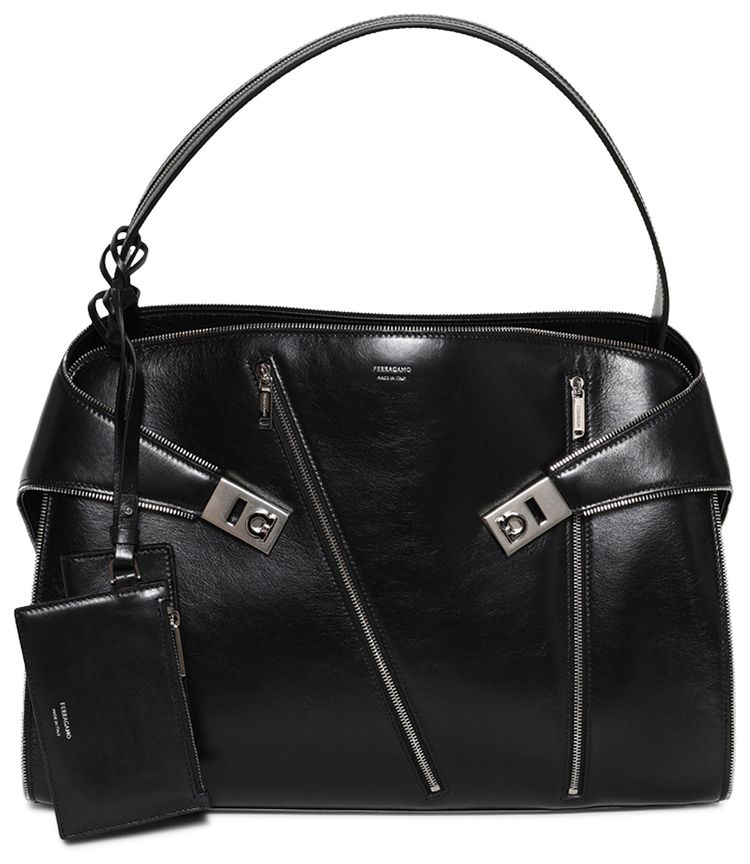 Ferragamo Hug Shoulder Bag Vit Adig  Fod Siena
