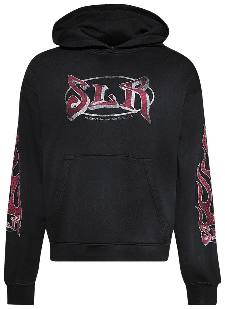 Nahmias Summerland Racing Crystal Hoodie Aged Black