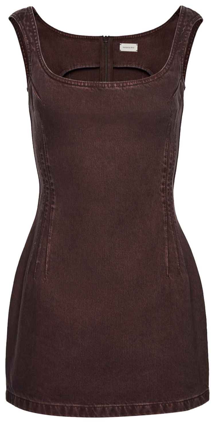 Magda Butrym Denim Dress Brown