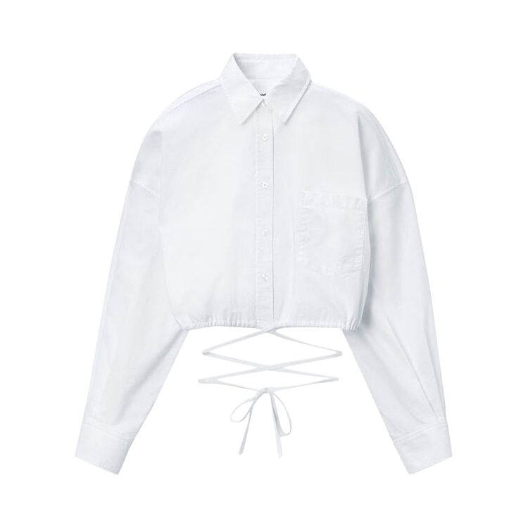 Alexander Wang Wrap Shirt White