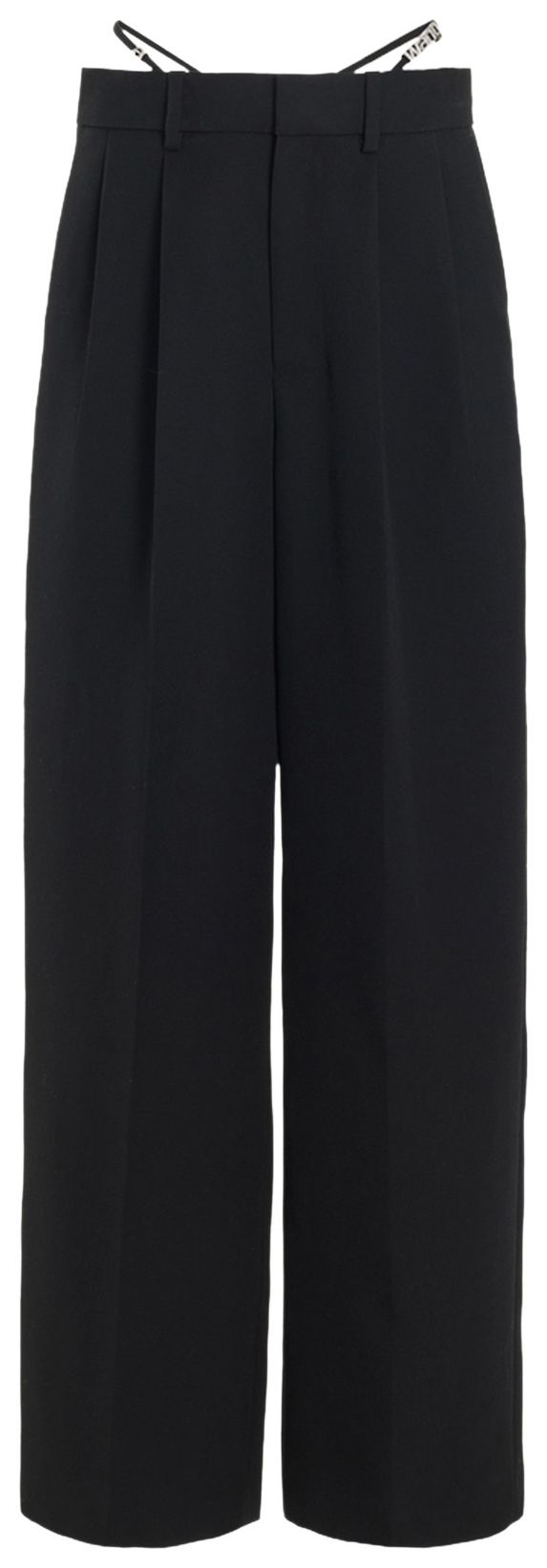 Alexander Wang Low Waisted G String Trouser W Crystal Trim Black
