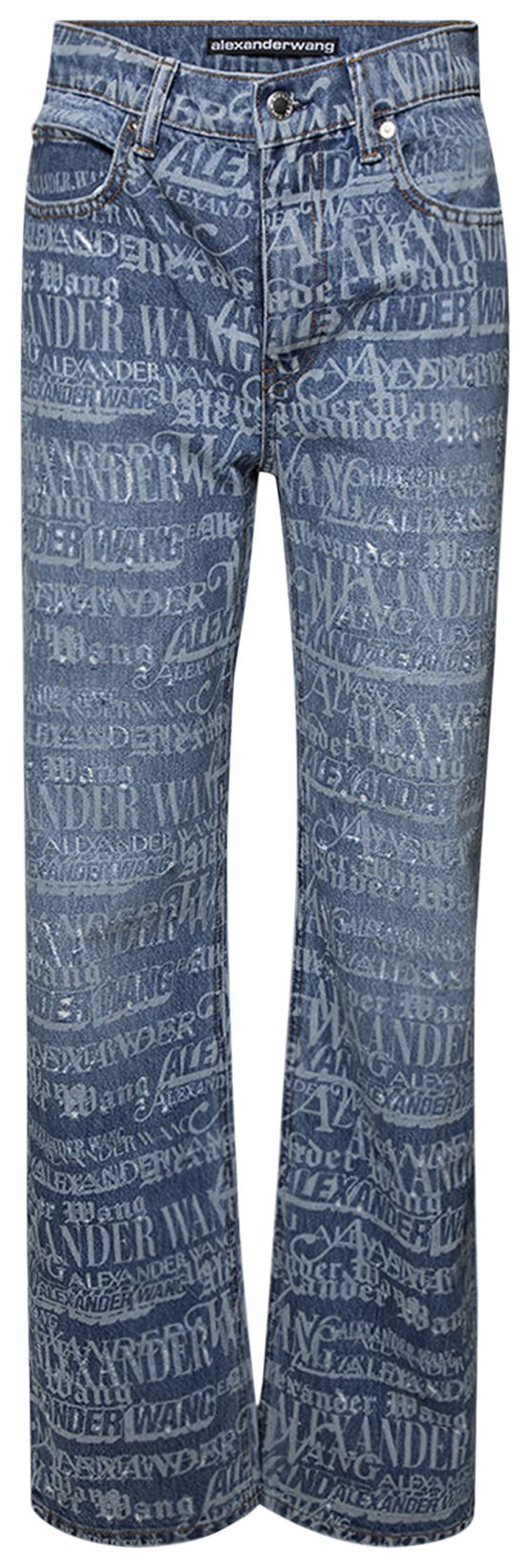 Alexander Wang Ez Mid Rise Jeans Vintage Medium Indigo