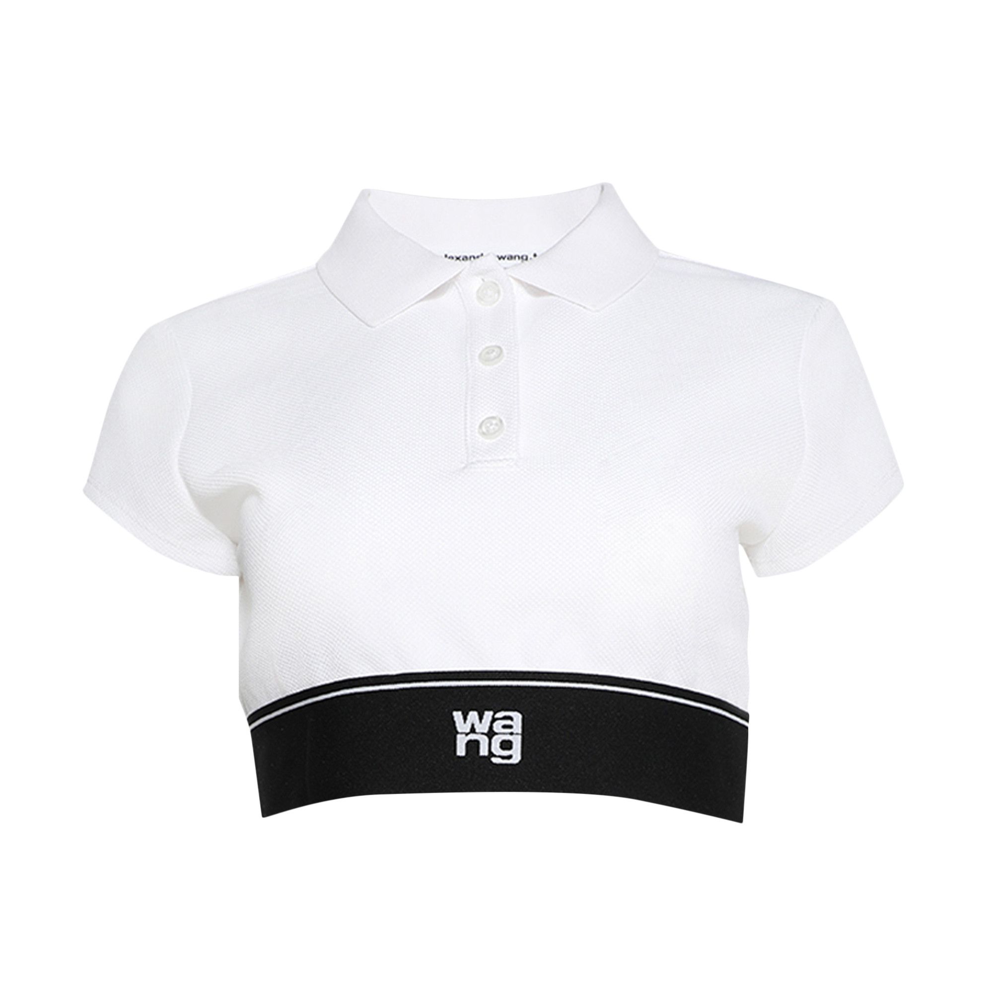 Buy Alexander Wang Cheerleader Polo Top 'White' - 4CC3241497 100
