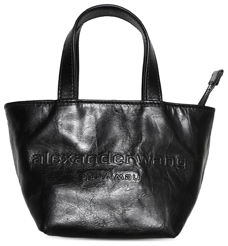 Alexander Wang Punch Mini Tote W Strap Black