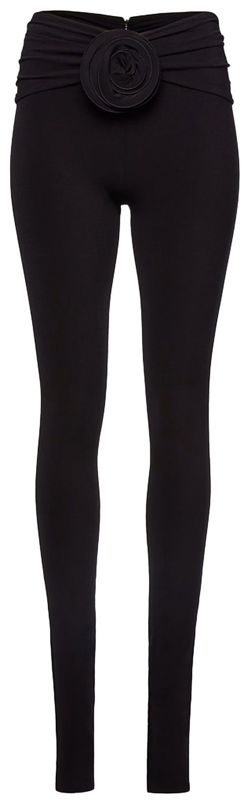 Magda Butrym Leggings W Flower Embellished Black