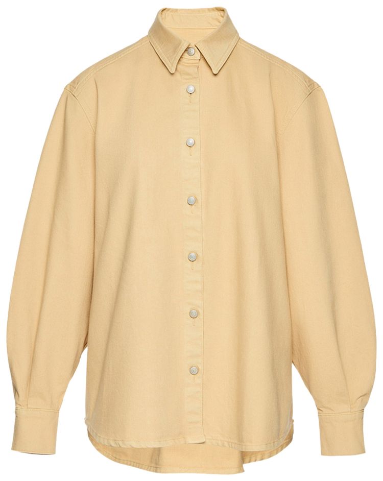 Magda Butrym Denim Shirt Beige