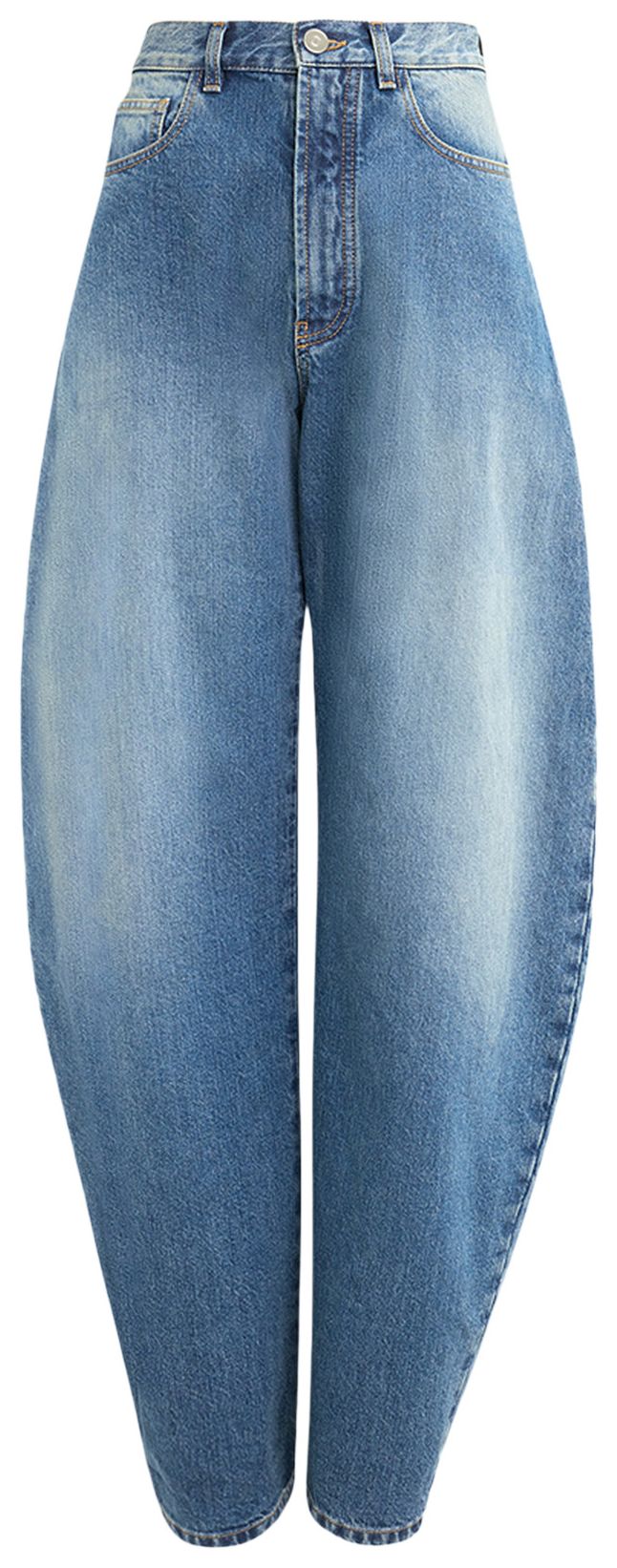 Alaia Round Pants Bleu Vintage