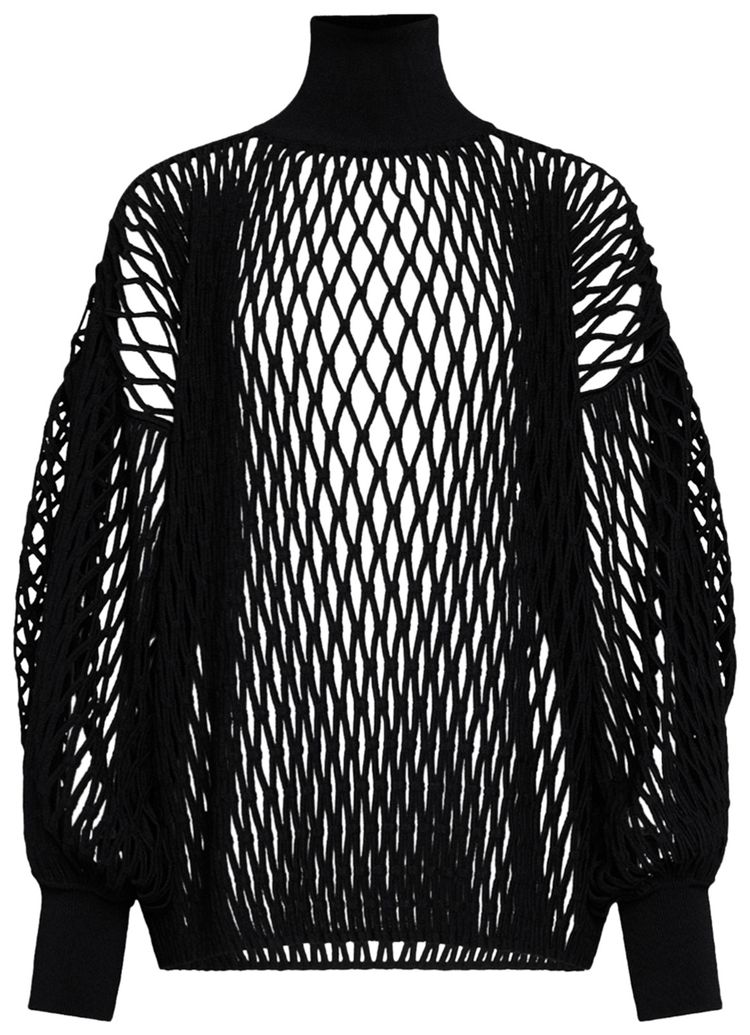 Alaia Loose Jumper Noir Alaia