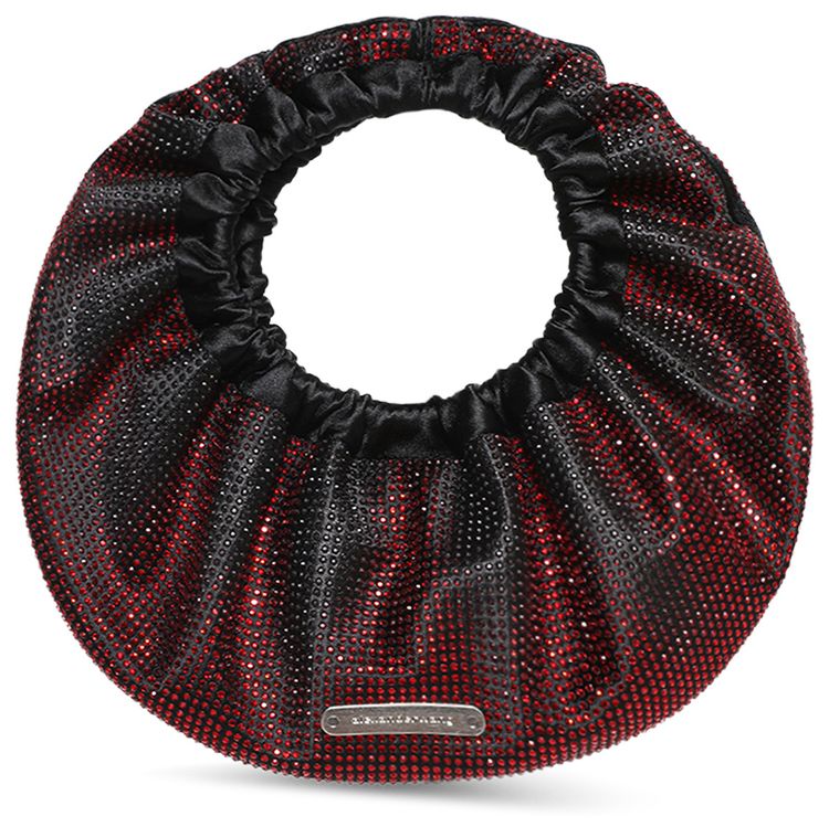 Alexander Wang Crescent Small Top Handle Bag BlackBurnt Cherry