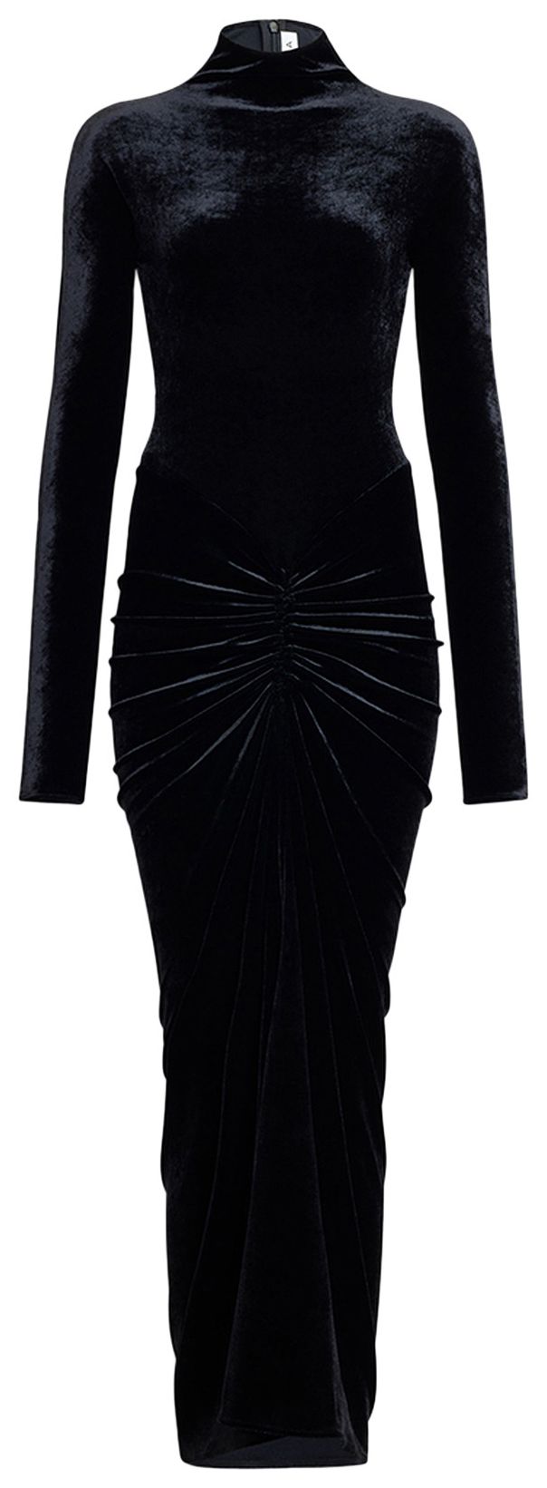 Alaia Draped Dress Noir Alaia