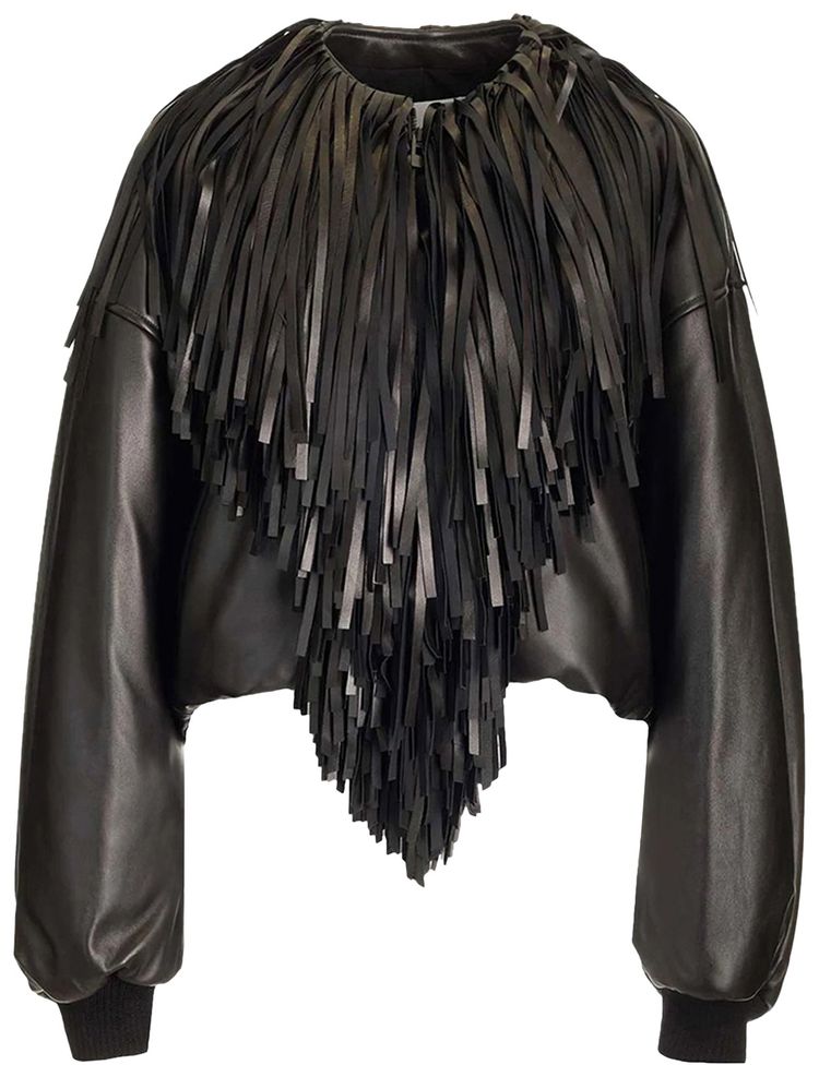 Alaia Round Bomber Noir