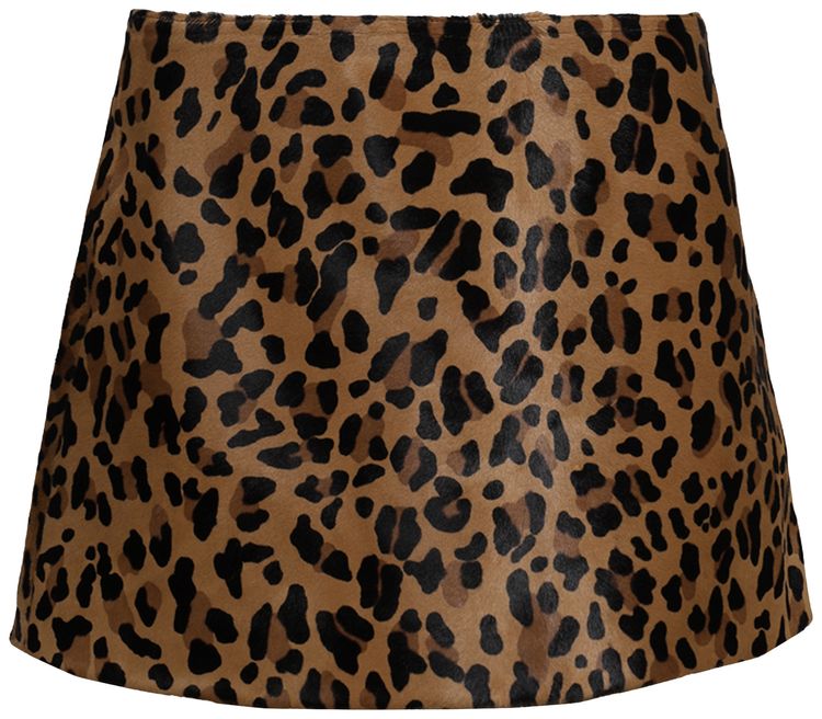 Alaia Printed Skirt Brun Sepia