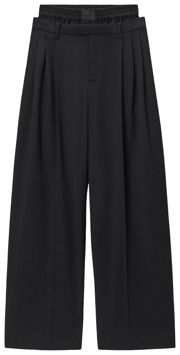 Alexander Wang Pleated Trouser W Boxer Black