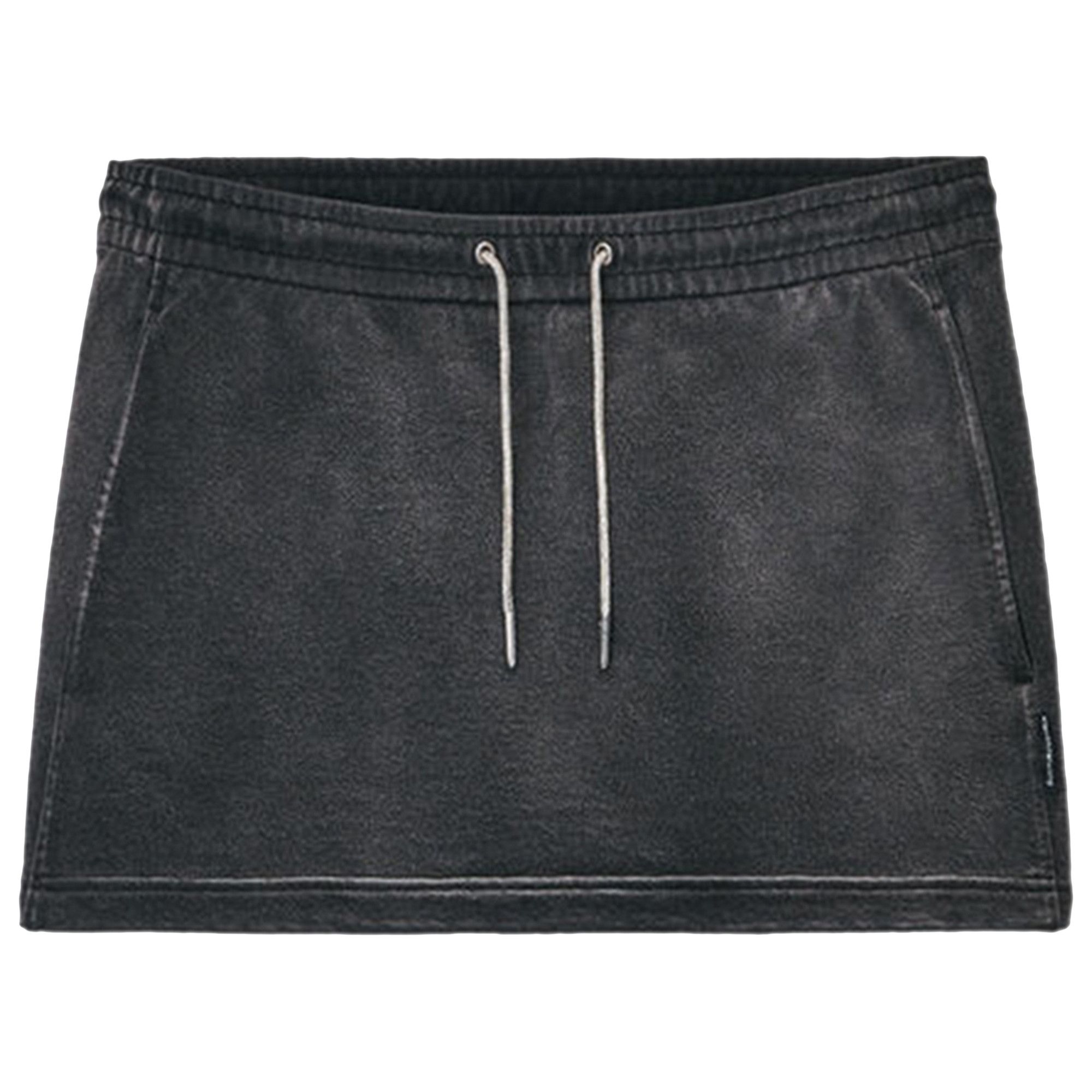 Buy Alexander Wang Terry Mini Skirt W/ Rhinestone Drawcord 'Washed