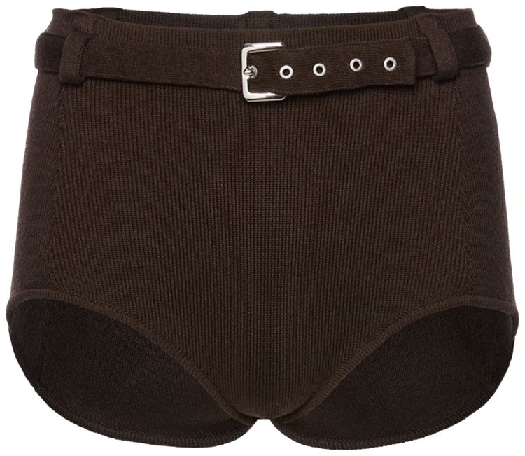 Magda Butrym Knitwear Shorts Brown