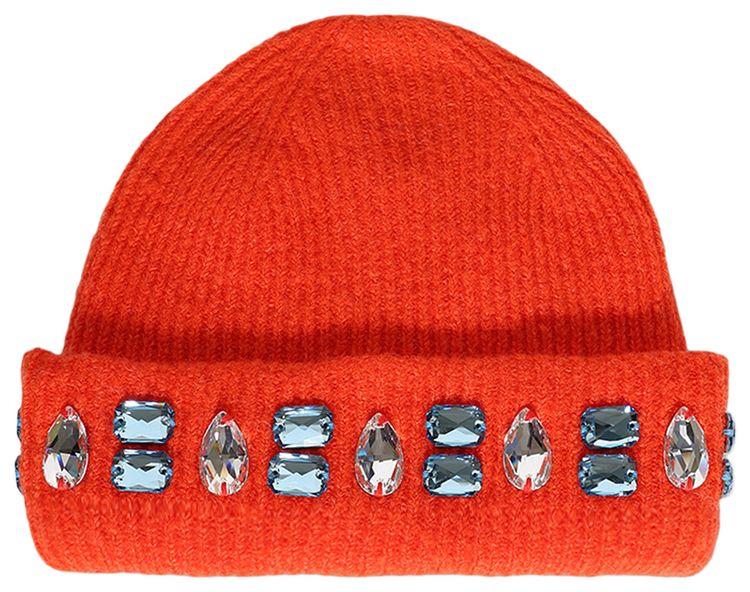 Melrose High Crown Of Cairo Beanie Orange