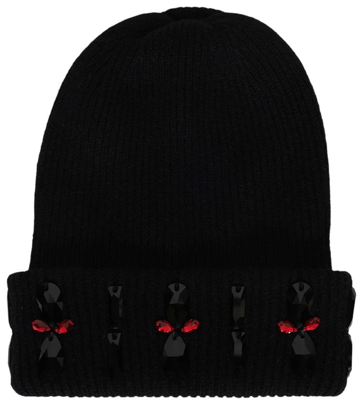 Melrose High Crown Of Cairo Beanie BlackRed
