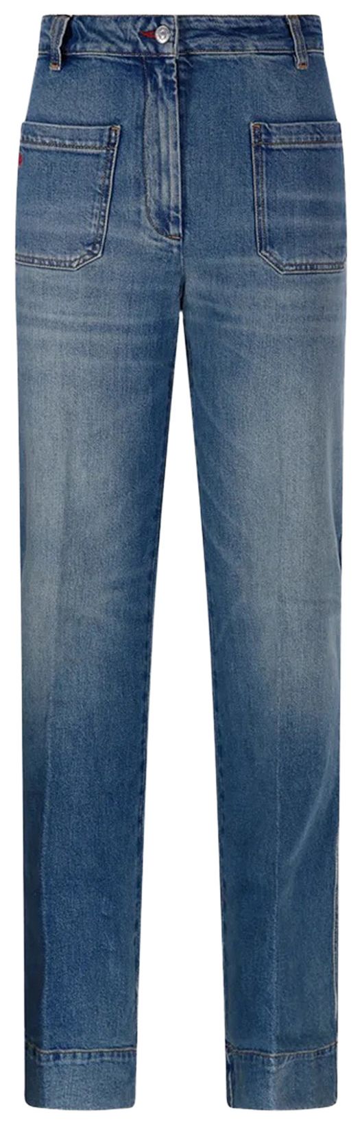 Victoria Beckham Regular Alina Jean Washed Blue