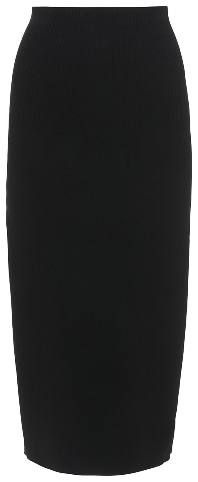Victoria Beckham Fitted Skirt Black