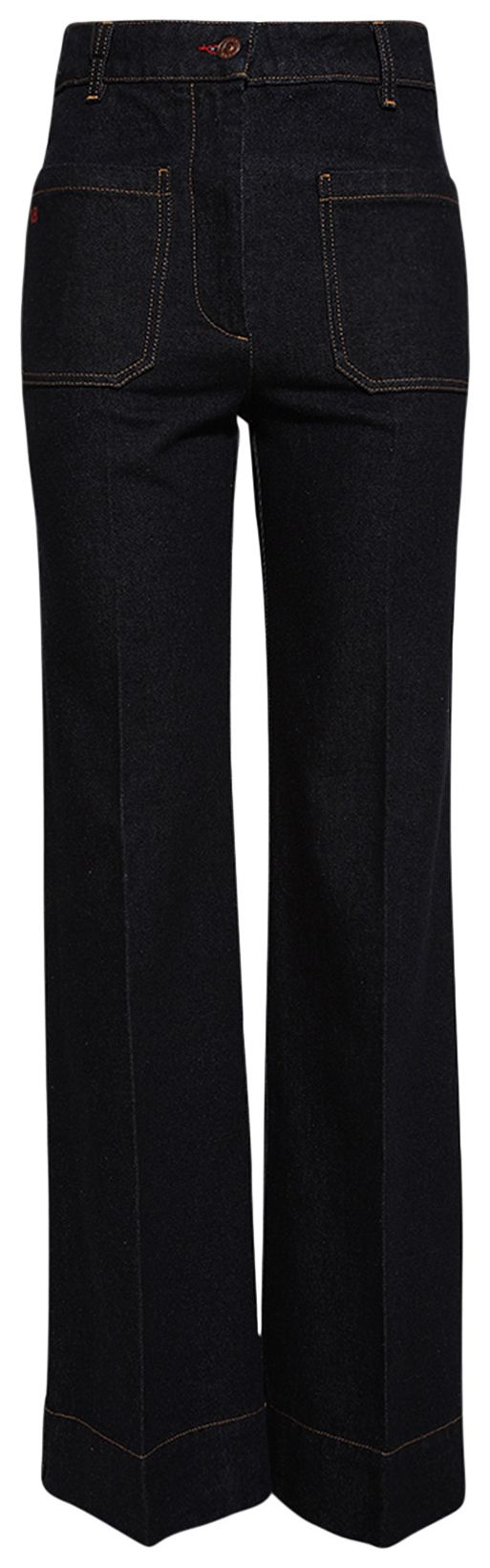 Victoria Beckham Alina Jean Dark Indigo Rinse