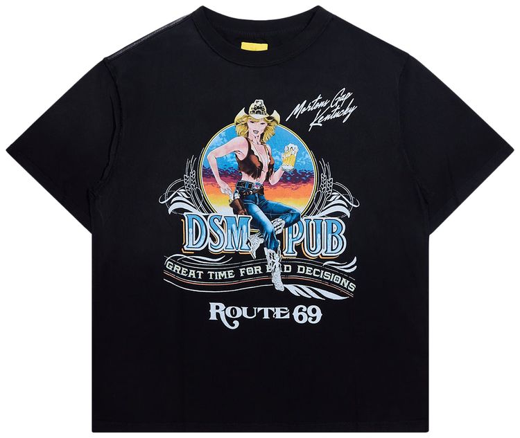 Diet Starts Monday Pub Tee Black